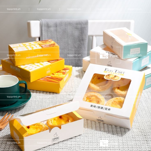 Hộp Giấy Có Cửa Sổ Bao Bì Nhiều Màu Sắc 