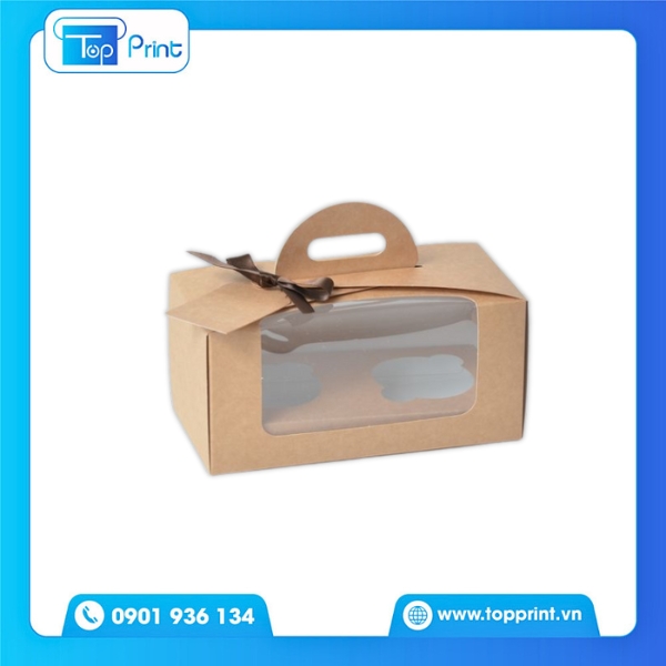 In Hộp Giấy Có Cửa Sổ Với Kỹ Thuật Cán Mờ Cao Cấp