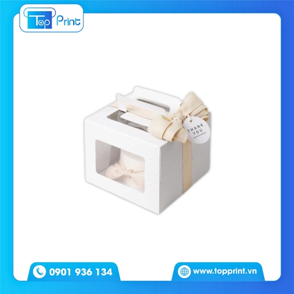 Hộp Giấy Có Cửa Sổ Đựng Bánh Sinh Nhật Đẹp Mắt