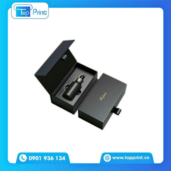 Thiết Kế Hộp Giấy Đen In Offset Sắc Nét