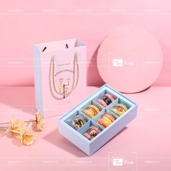 Thiết Kế Hộp Giấy Đựng Bánh Cupcake Tối Giản 