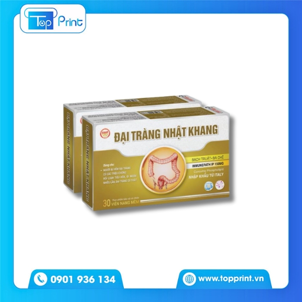 Hộp Giấy Đựng Thuốc Thiết Kế Chuyên Nghiệp 