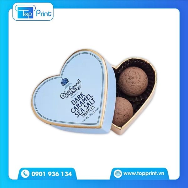 Hộp Giấy Trái Tim Đựng Quà Tặng Dễ Thương 