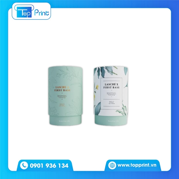 Mẫu Hộp Giấy Hình Trụ Thiết Kế Theo Yêu Cầu