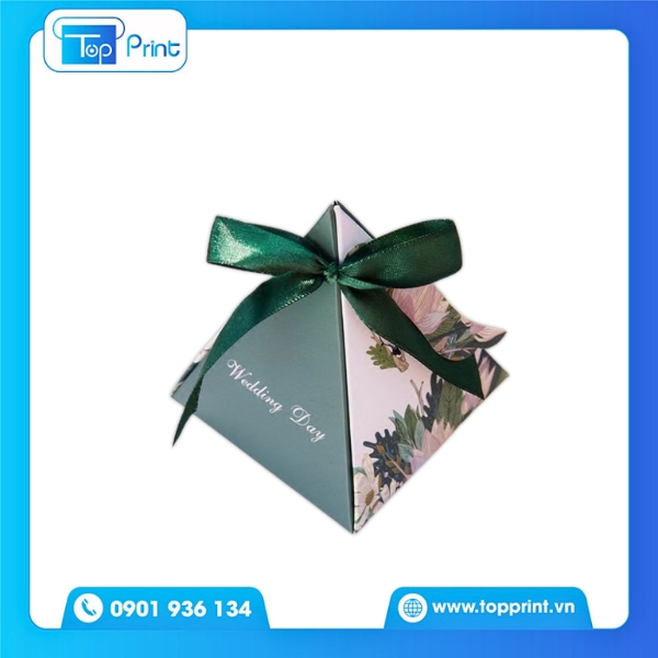  Mẫu Hộp Giấy Hình Tam Giác Đựng Bánh 