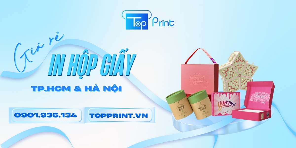 In Hộp Giấy Đen Giá Rẻ Tại TP.HCM & Hà Nội