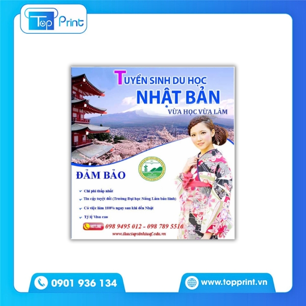 Tờ Rơi Tuyển Dụng Thực Tập Sinh Nhật Bản – In Ấn Đẹp Mắt 