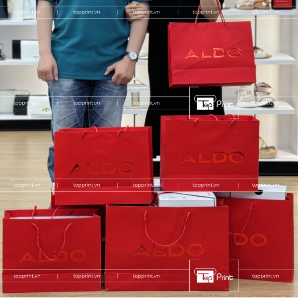 Túi Giấy Aldo Có Ép Kim Sang Trọng 