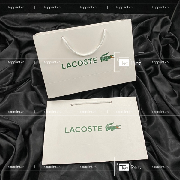 Dịch Vụ In Ấn Túi Giấy Lacoste Trọn Gói Tại Topprint 
