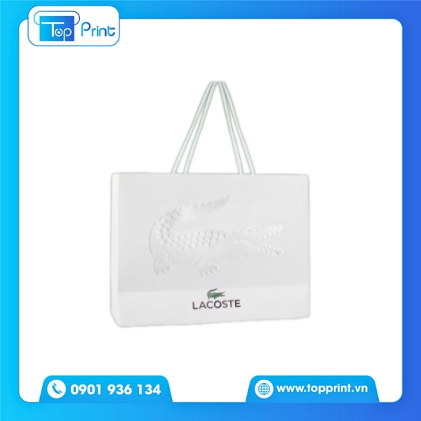 Túi Giấy Lacoste In Offset Sắc Nét