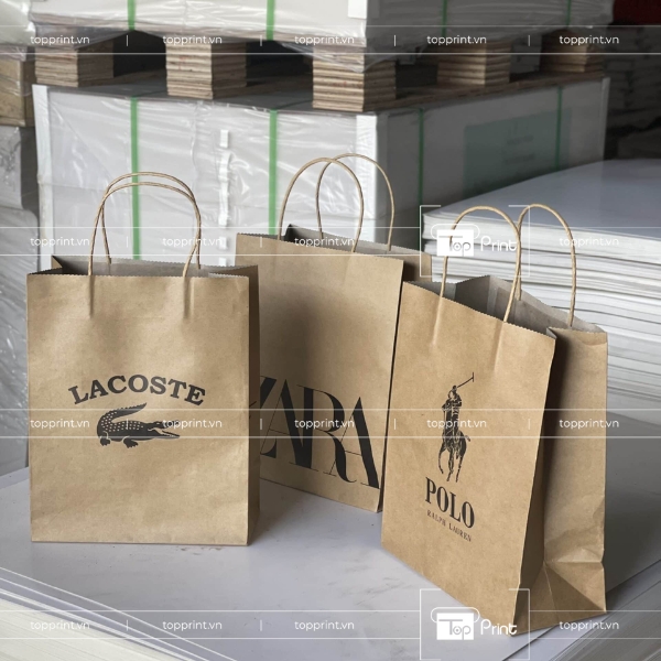 Mẫu Túi Giấy Lacoste Phong Cách Unisex