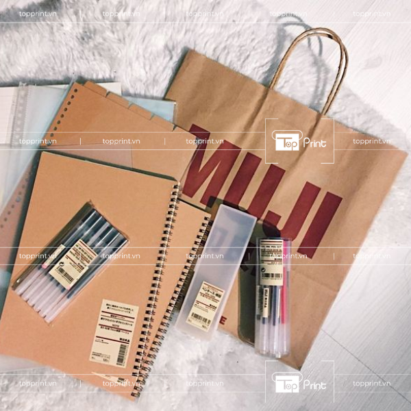 In Túi Giấy Muji Tối Giản, Chất Lượng Cao