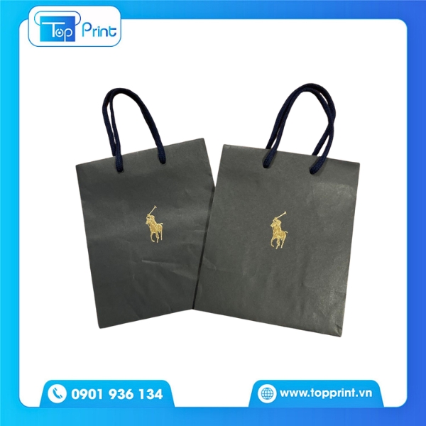 Túi Giấy Ralph Lauren Màu Đen Cổ Điển