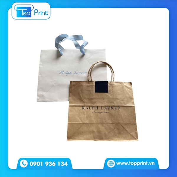 Túi Giấy Ralph Lauren Logo Polo Đặc Trưn