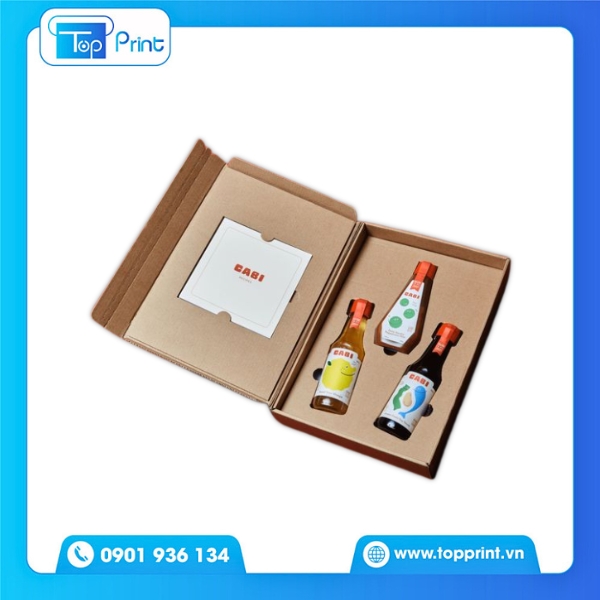In Ấn Hộp Giấy 3 Ngăn Đẹp Mắt Và Chuyên Nghiệp