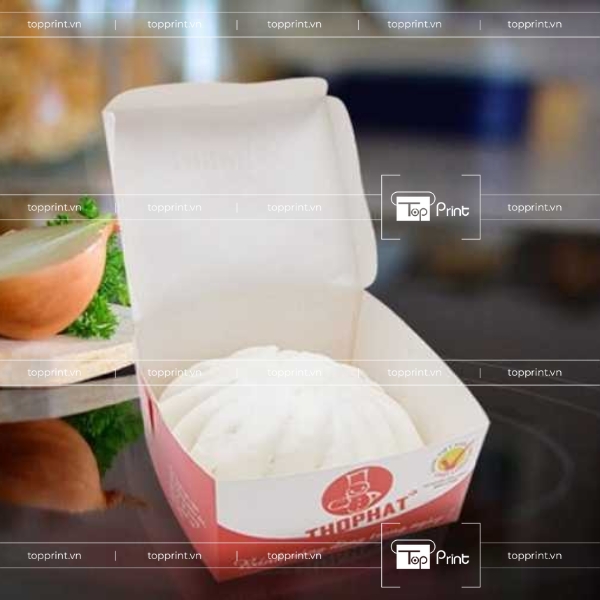 In Hộp Giấy Đựng Bánh Bao Mini – Nhỏ Gọn, Tiết Kiệm Chi Phí 