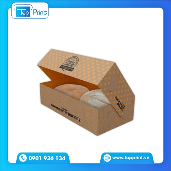 In Flexo Hộp Giấy Đựng Bánh Bao Số Lượng Lớn 