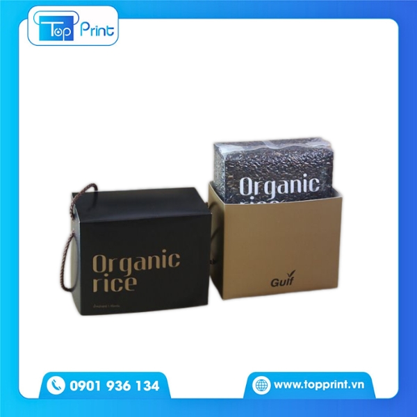 Hộp Giấy Đựng Gạo Đẹp Giá Rẻ Tại TopPrint 