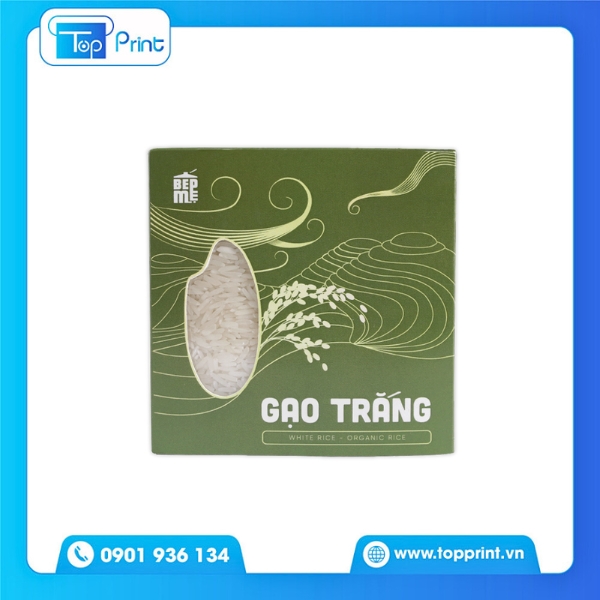 Hộp Giấy Đựng Gạo