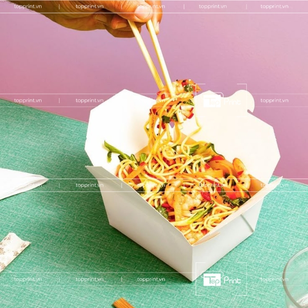 Dịch Vụ In Hộp Giấy Đựng Mì Giá Rẻ