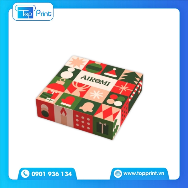 Hộp Giấy Giáng Sinh Handmade Độc Lạ