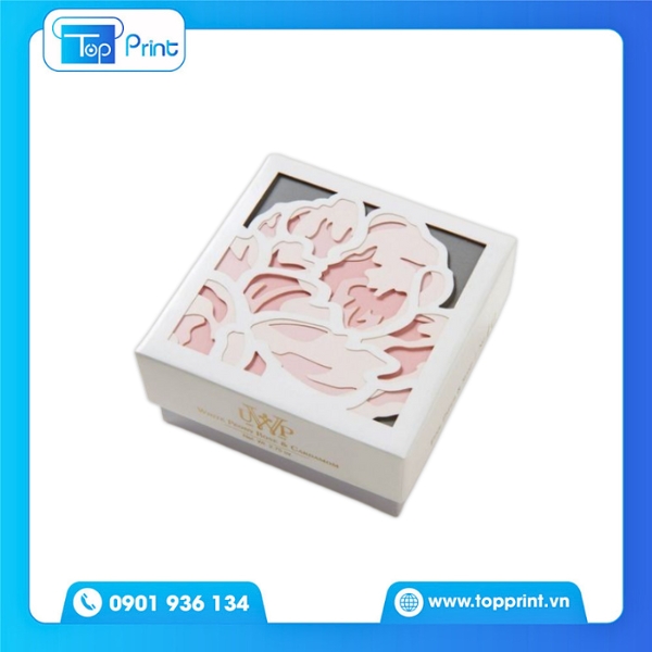Hộp Giấy In Logo Nắp Rời Sang Trọng