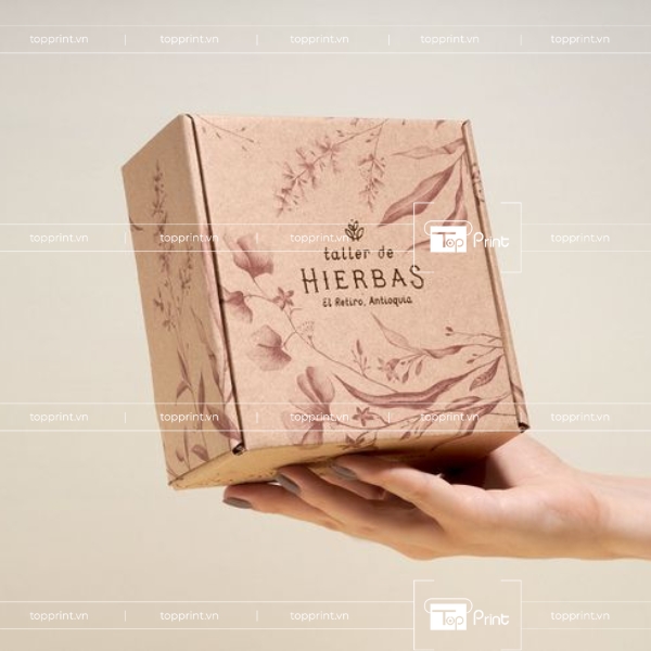  Hộp Giấy In Logo Thân Thiện Môi Trường In Tại Topprint