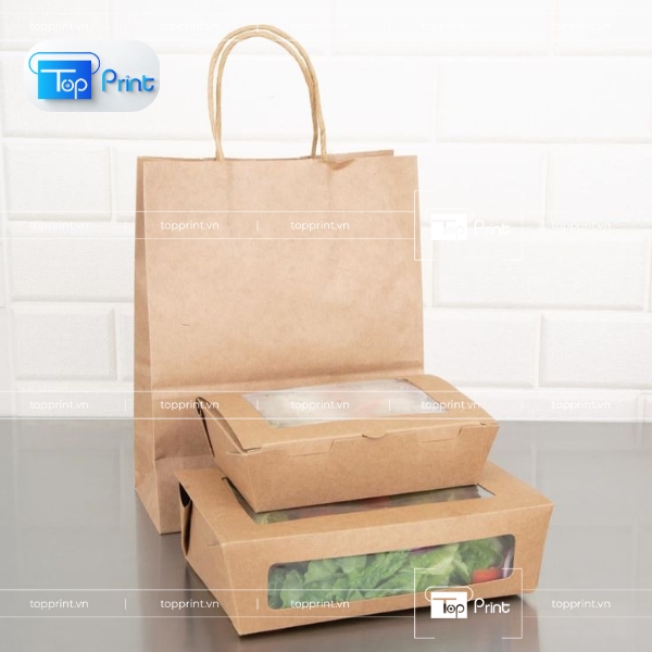 In hộp giấy kraft có cửa sổ chất lượng, giá xưởng – chỉ có tại Topprint