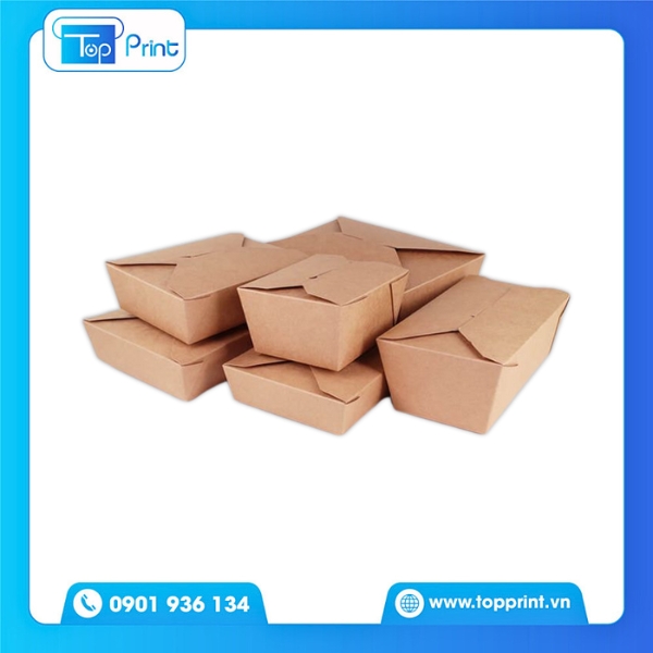 Hộp Giấy Kraft Nắp Gài
