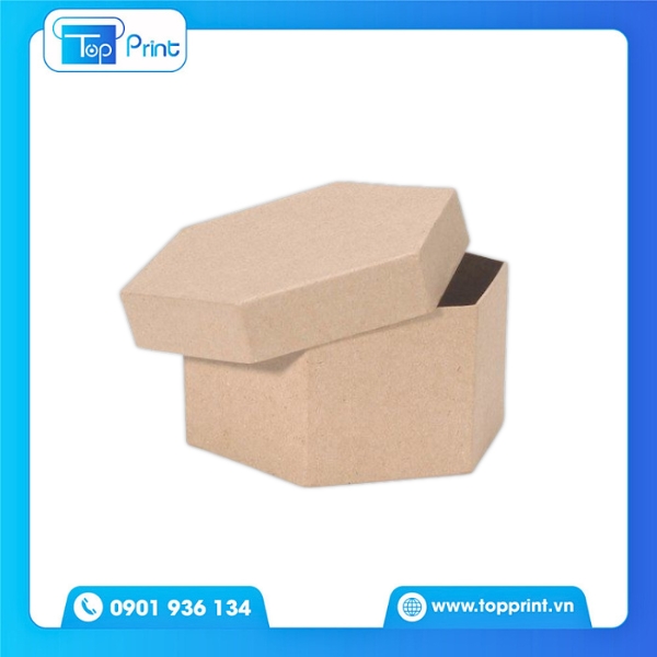 Mẫu hộp giấy lục giác đẹp, độc đáo