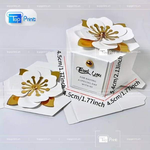 Hộp giấy lục giác thiết kế theo yêu cầu