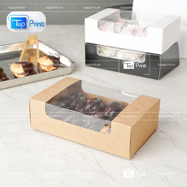 Hộp Giấy Mềm Cho Tiệm Bánh Ngọt Thủ Công