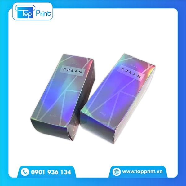 Hộp Giấy Metalize Phối Màu Gradient Thời Thượng