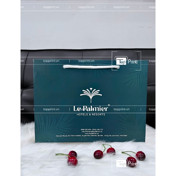 Mẫu túi giấy Le Palmier Hotels & Resorts