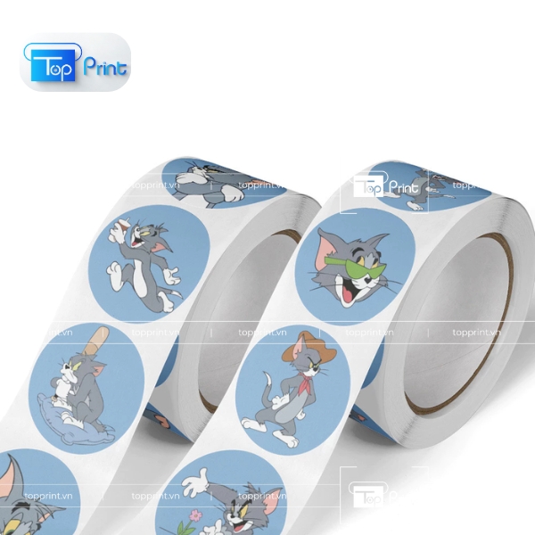 Mẫu Sticker Jerry Mini In Tại Topprint Giá Rẻ