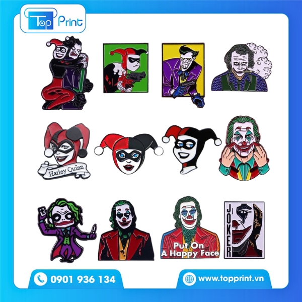 Mẫu sticker Joker hoạt hình chibi dễ thương