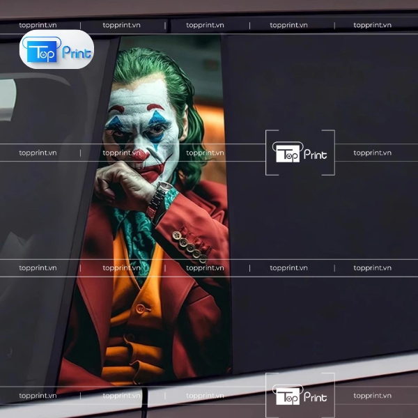 Mẫu sticker Joker Jared Leto cá tính nổi loạn