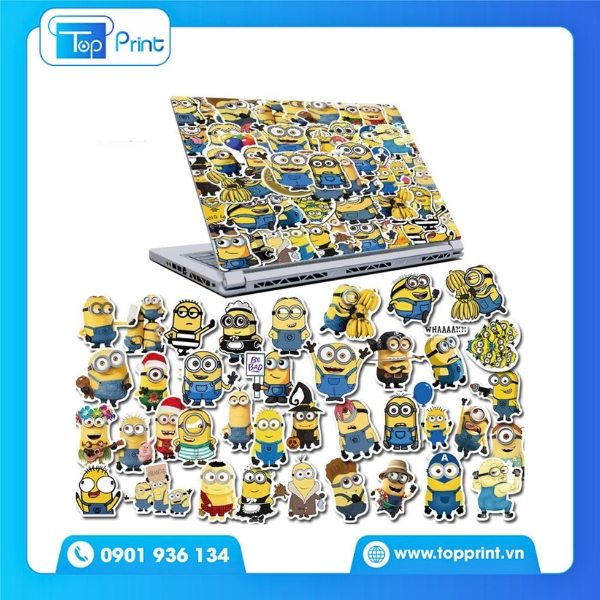 Mẫu Sticker Minion Mẫu Mới Nhất Tại TopPrint