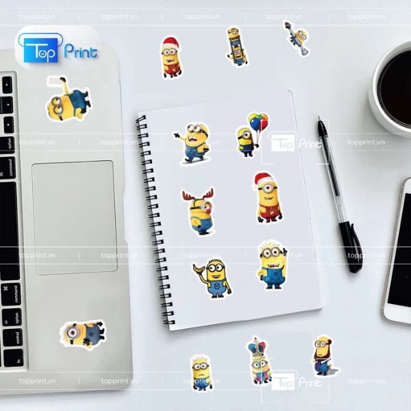 Mẫu Sticker Minion Dễ Thương, Ngộ Nghĩnh