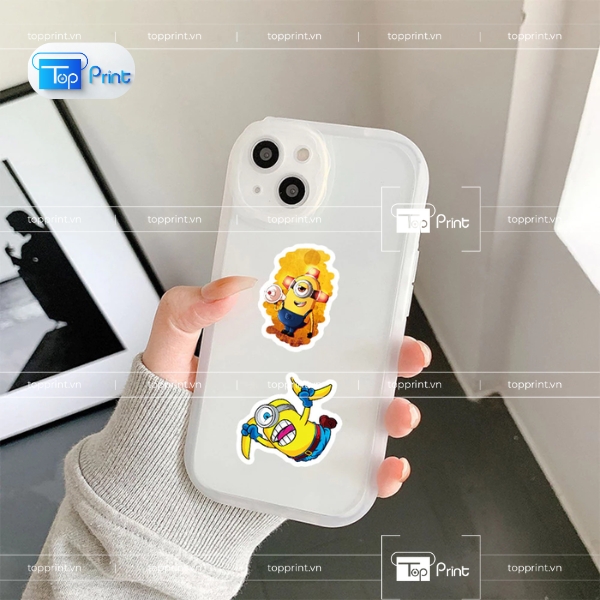 Mẫu Sticker Minion Chất Liệu Bền Đẹp