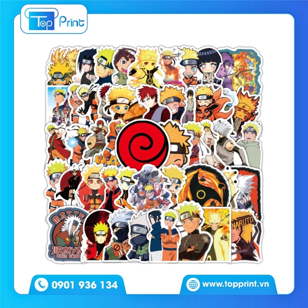 Mẫu Sticker Naruto Hành Trình Tuổi Thơ