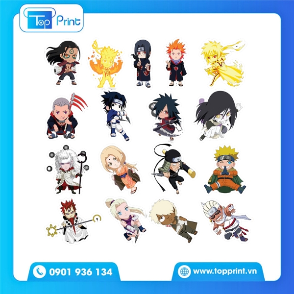 Mẫu Sticker Naruto Đơn Giản Mà Đẹp