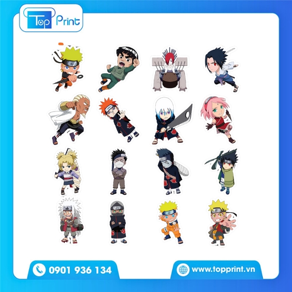 Mẫu Sticker Naruto Kakashi Sharingan
