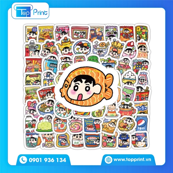 Sticker Shin Cậu Bé Bút Chì