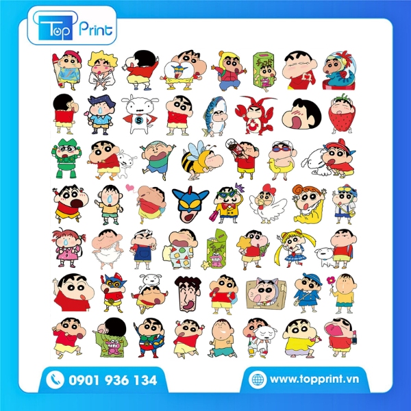 Mẫu Sticker Shin Đẹp – Dễ Thương Từng Milimet