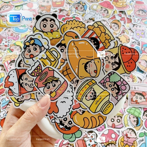 TopPrint Địa Chỉ Tin Cậy In Sticker Shin Cậu Bé Bút Chì