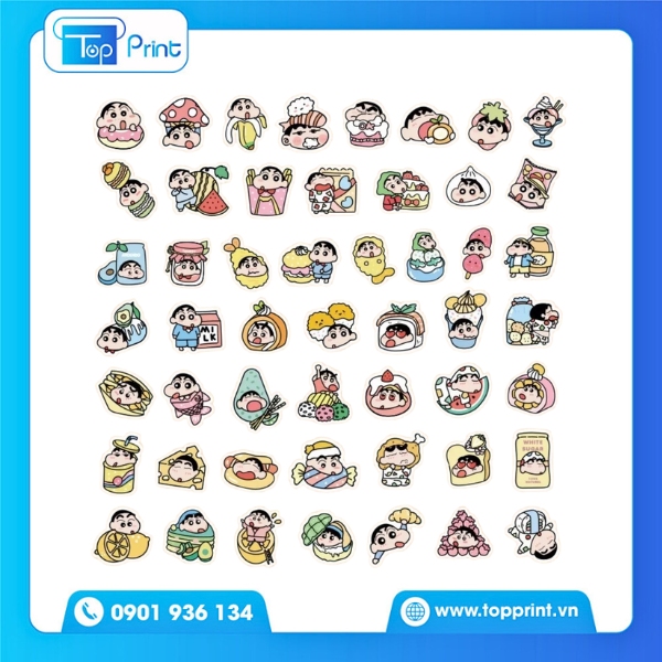Mẫu Sticker Shin Decal Giấy Thân Thiện Môi Trường