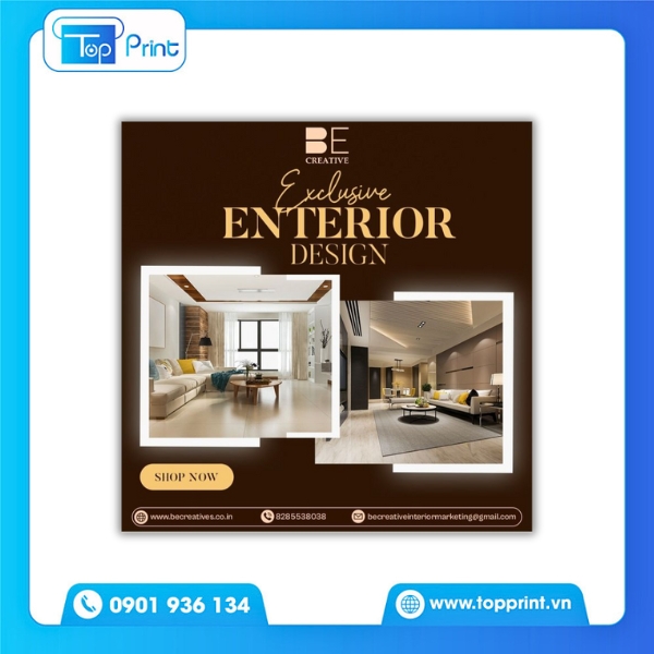 In tờ rơi nội thất tại Topprint – Chất lượng vượt trội 