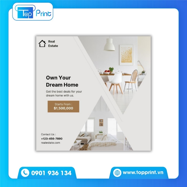 Topprint in tờ rơi nội thất sáng tạo – Bắt mắt – Chuyên nghiệp 