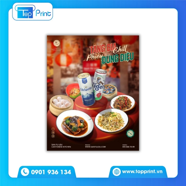 Tờ Rơi Quán Nhậu Phong Cách Truyền Thống Việt